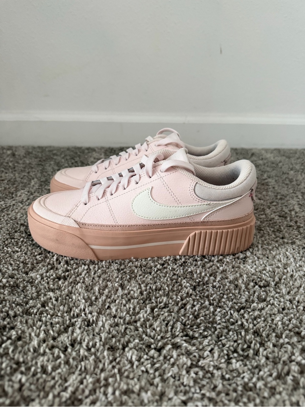 Pink Nike Platform Sneakers